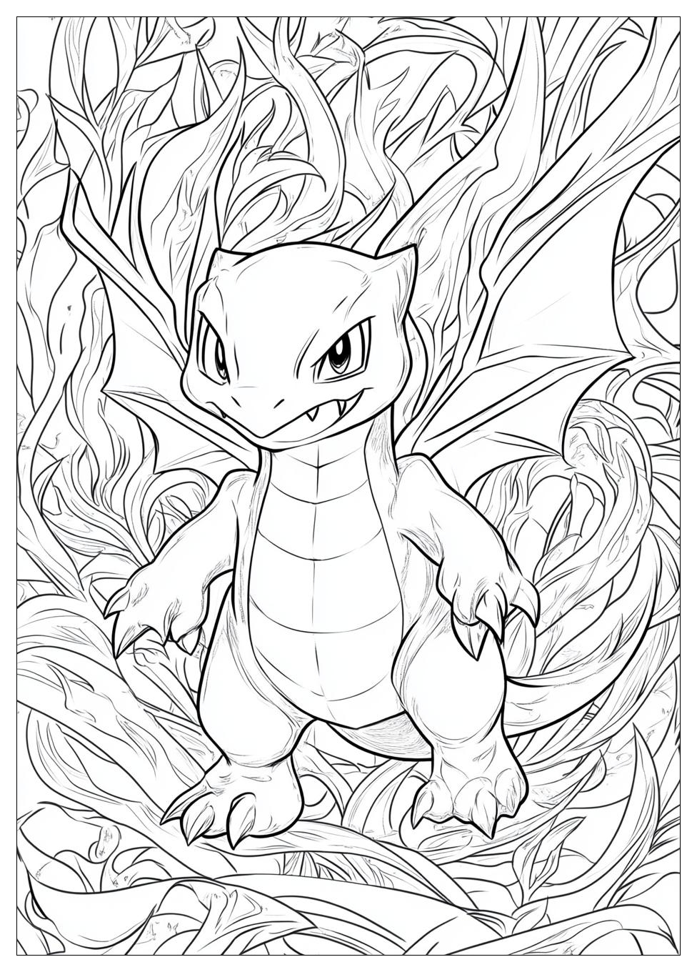 Pokemon Glurak Ausmalbilder 4