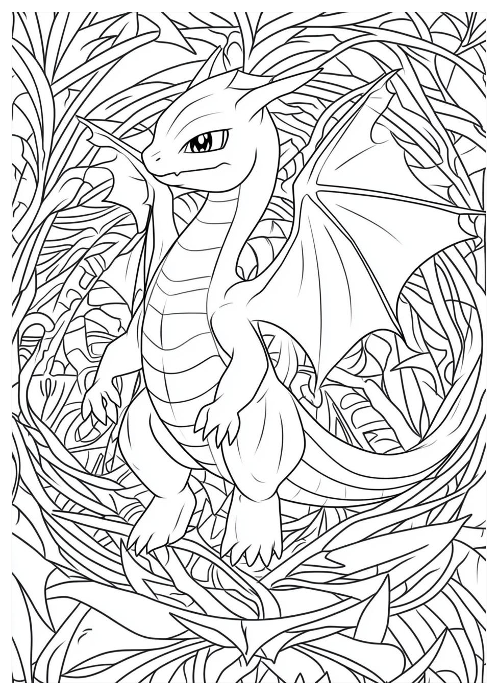Pokemon Glurak Ausmalbilder 5