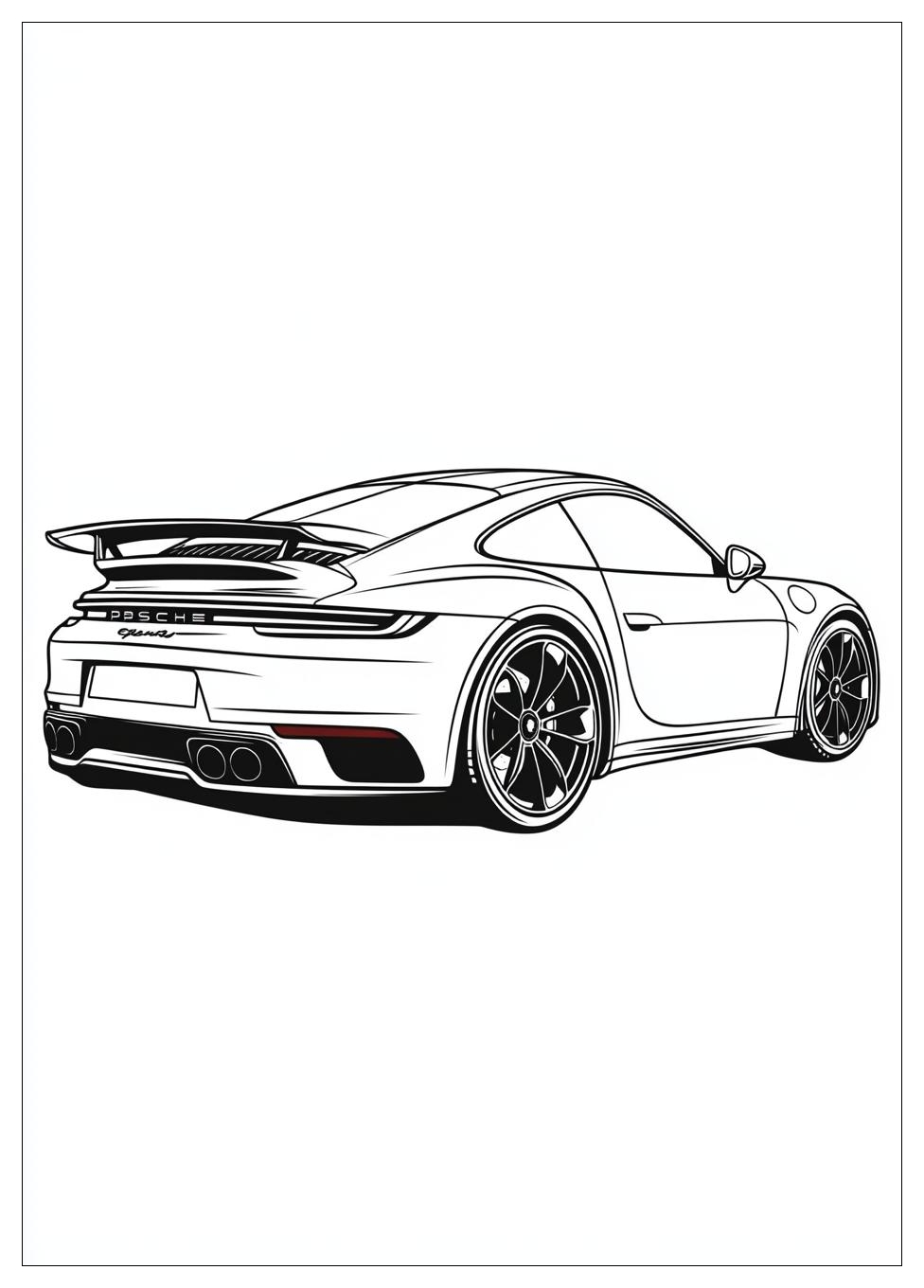 Porsche Ausmalbilder 12