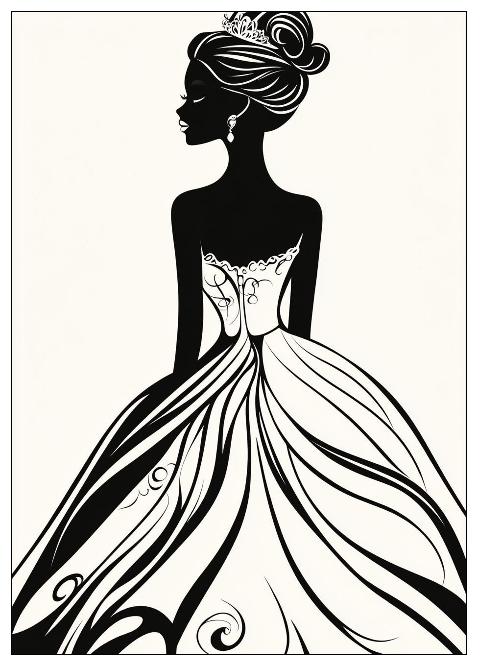 Prinzessin Barbie Ausmalbilder 11