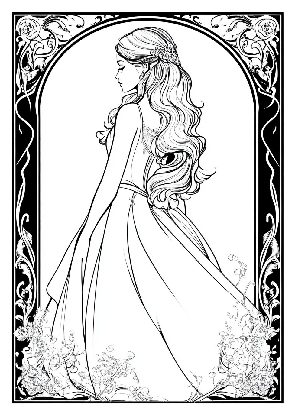 Prinzessin Barbie Ausmalbilder 4