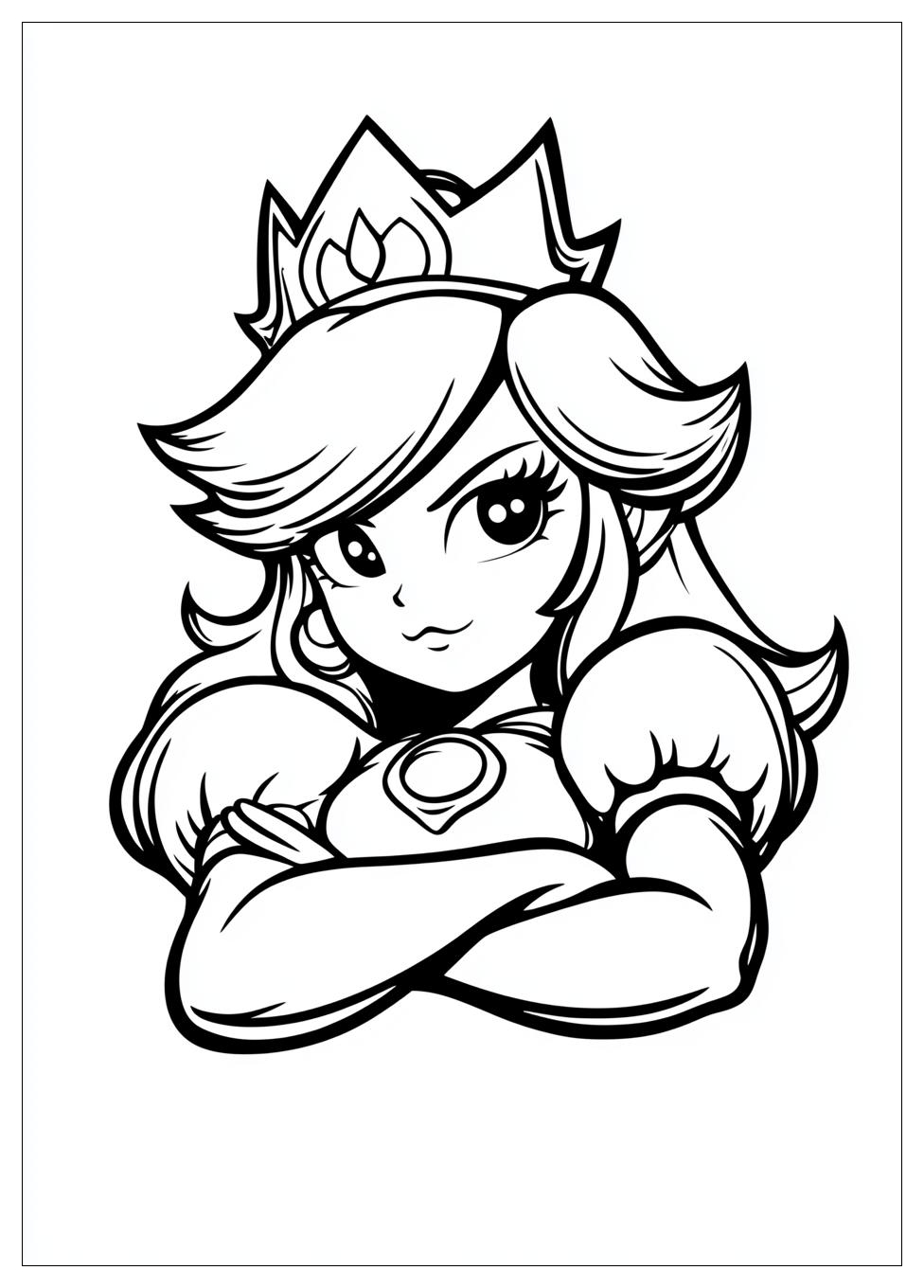 Prinzessin Peach Ausmalbilder 13