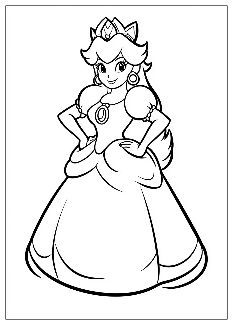 Prinzessin Peach Ausmalbilder 18