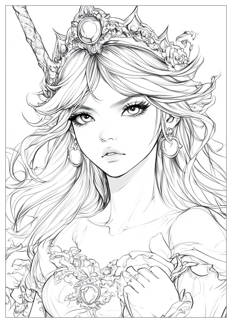 Prinzessin Peach Ausmalbilder 21