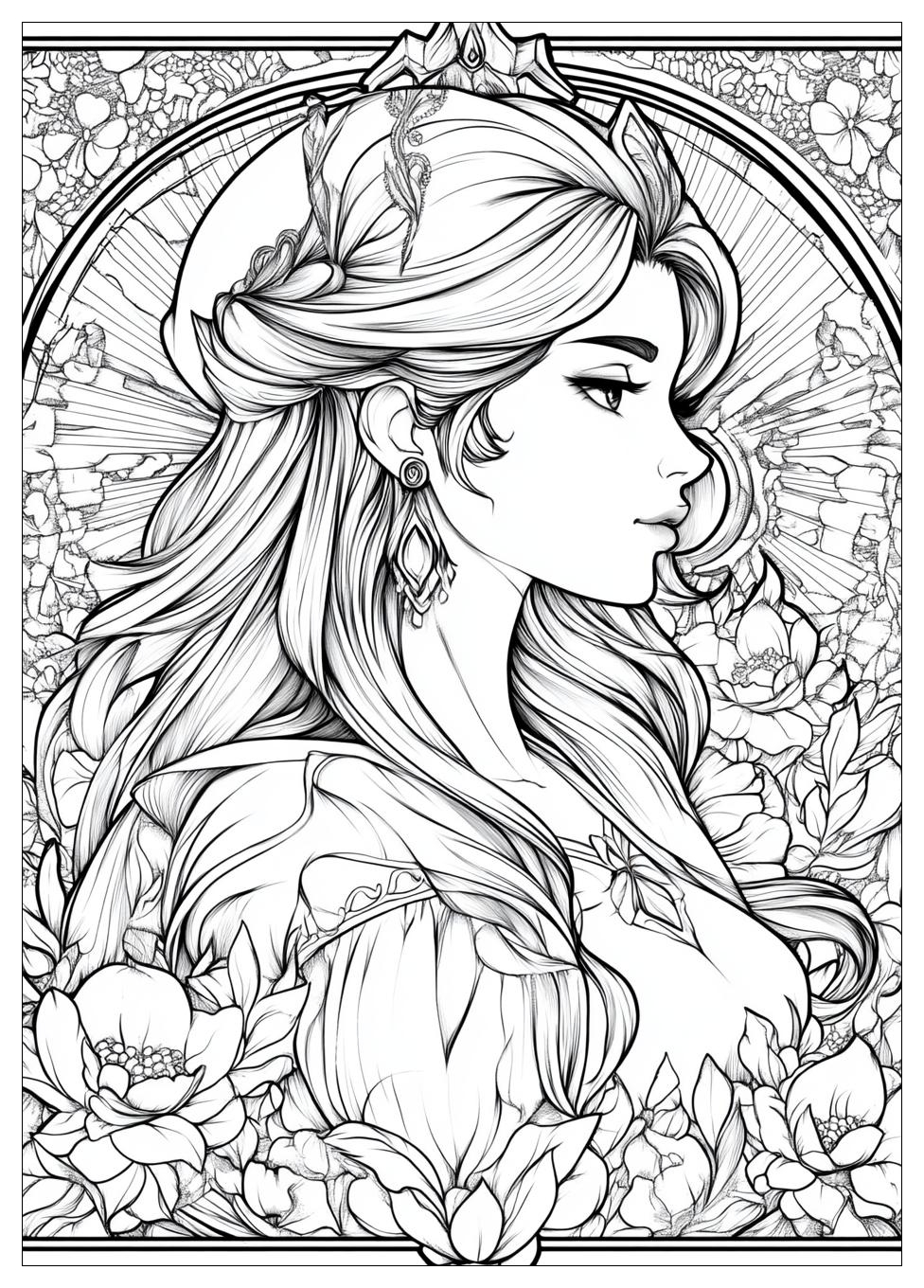 Prinzessin Peach Ausmalbilder 23