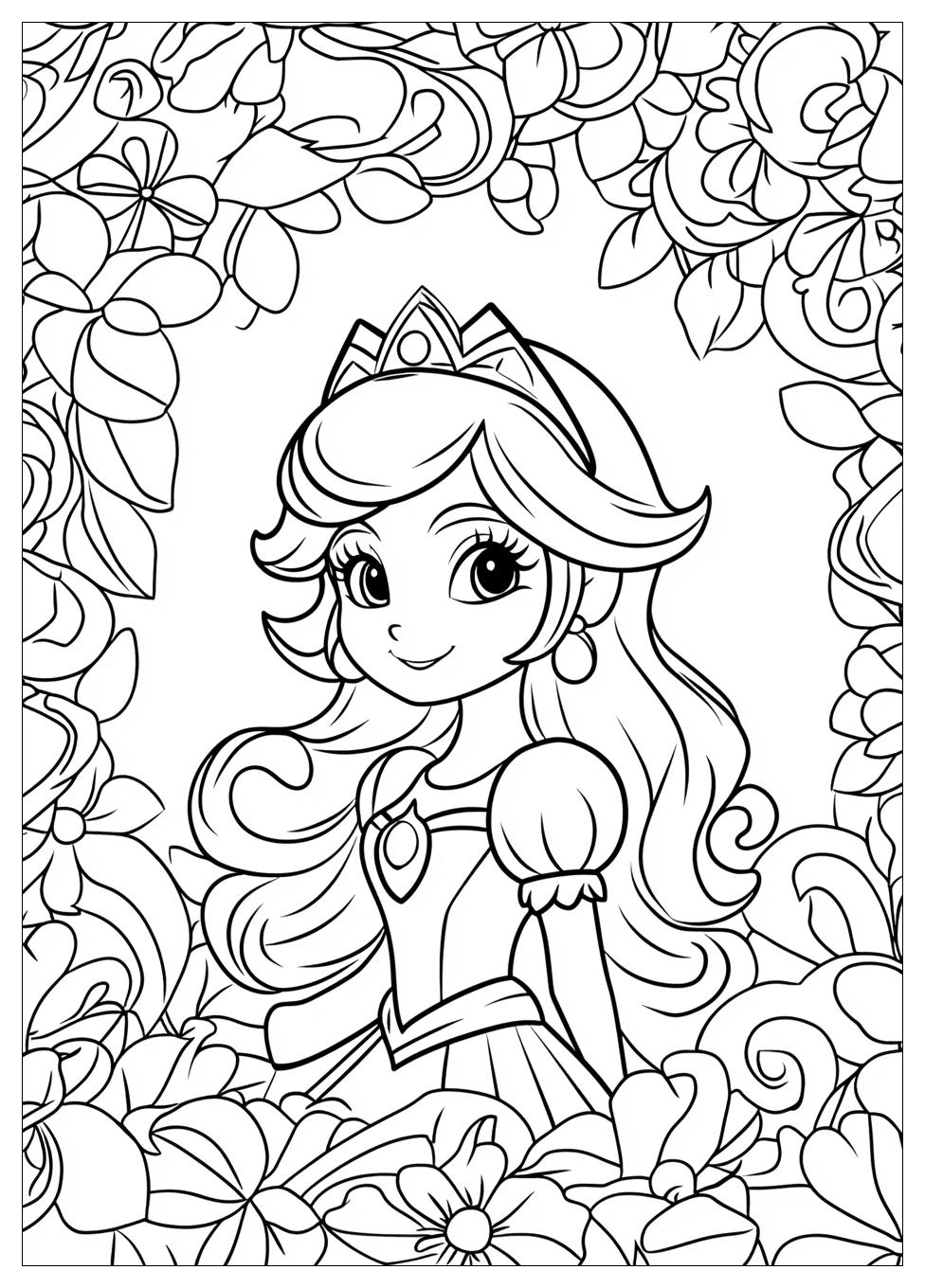 Prinzessin Peach Ausmalbilder 6
