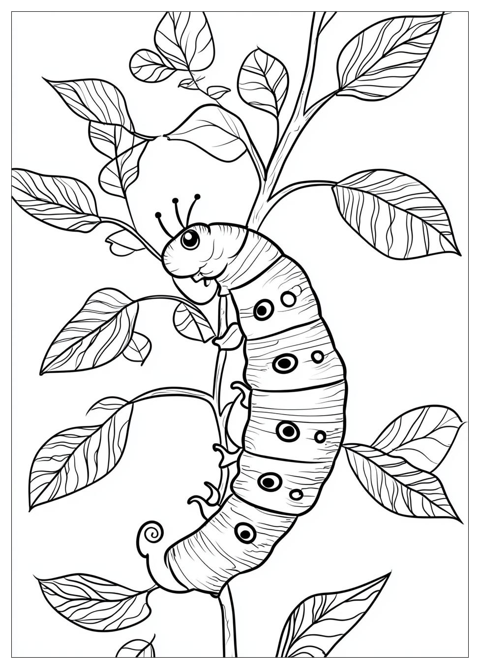 Raupe Nimmersatt Ausmalbilder 16