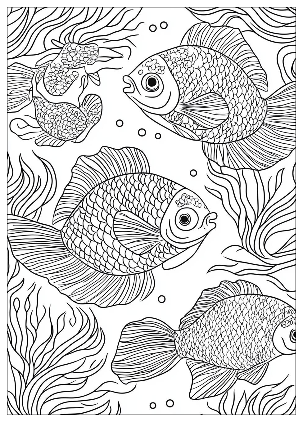 Regenbogenfisch Ausmalbilder 1
