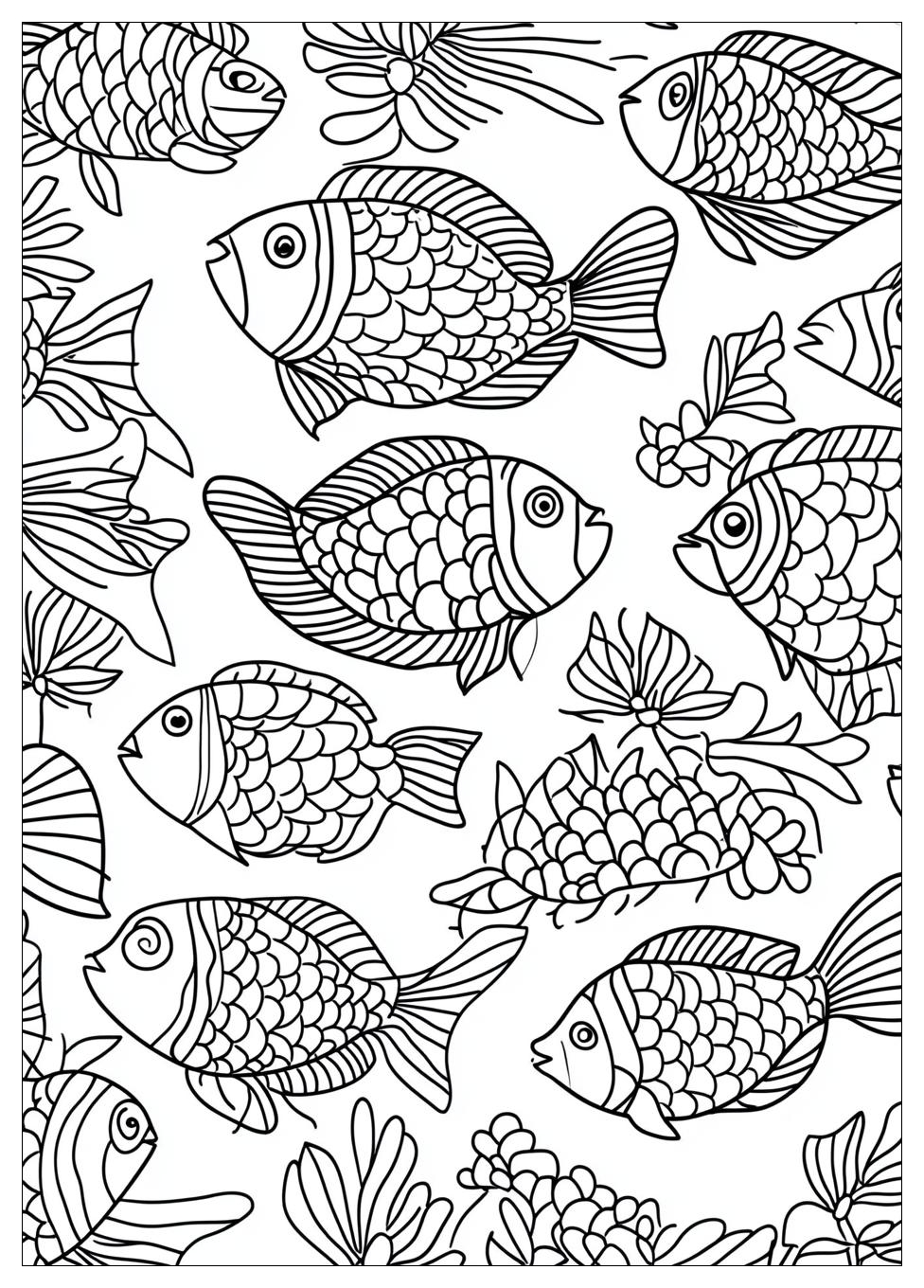 Regenbogenfisch Ausmalbilder 2