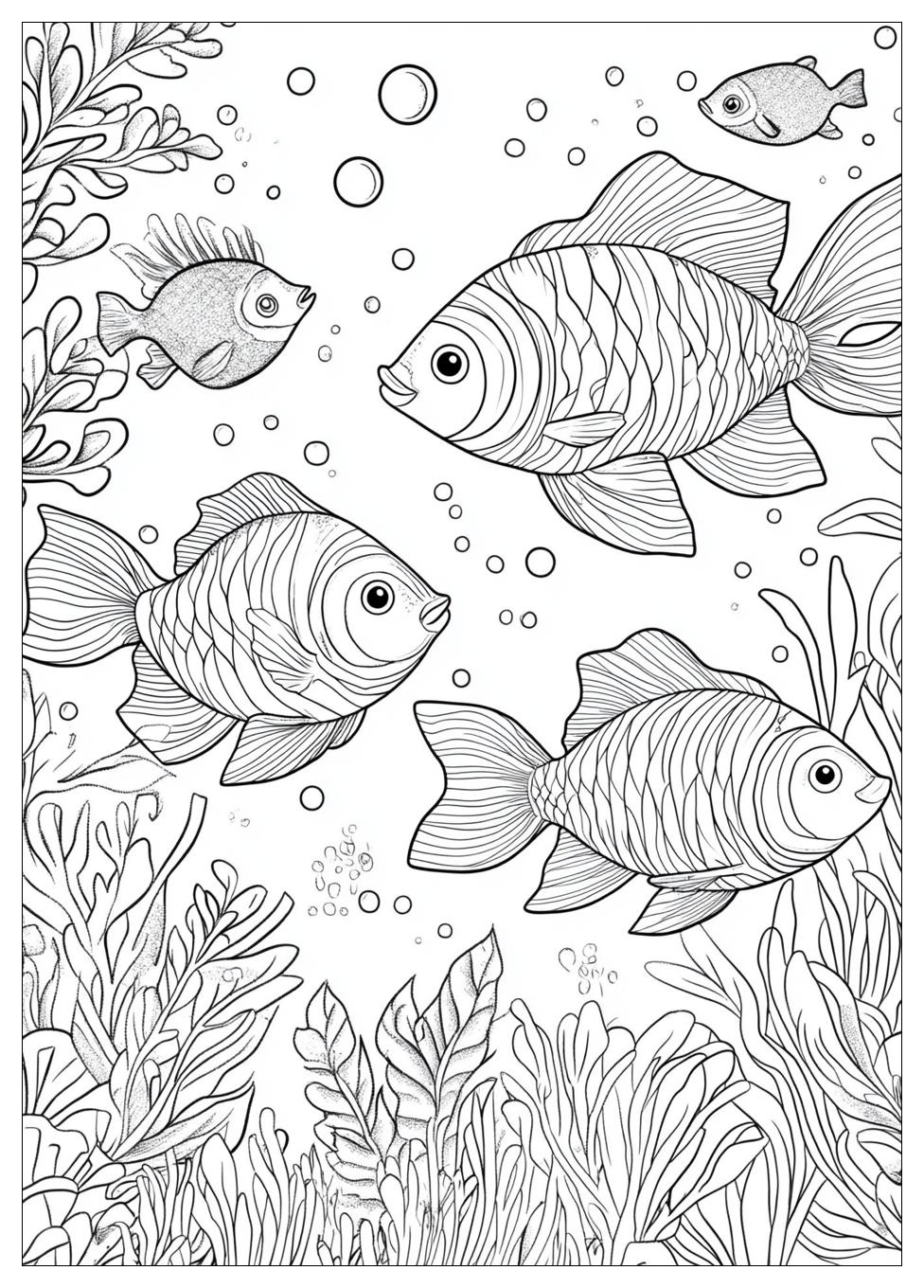 Regenbogenfisch Ausmalbilder 4