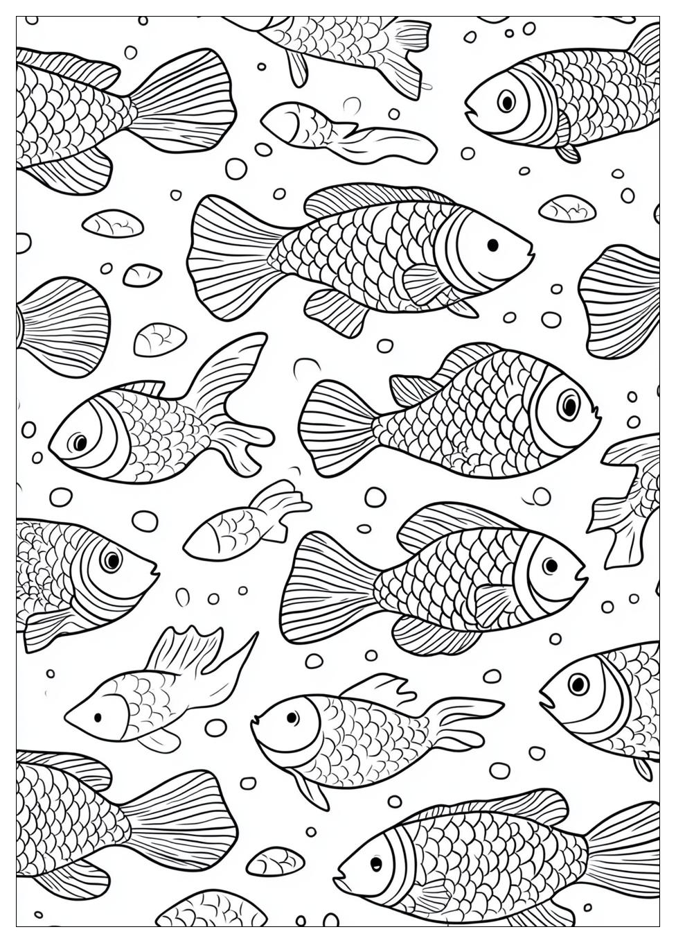 Regenbogenfisch Ausmalbilder 6