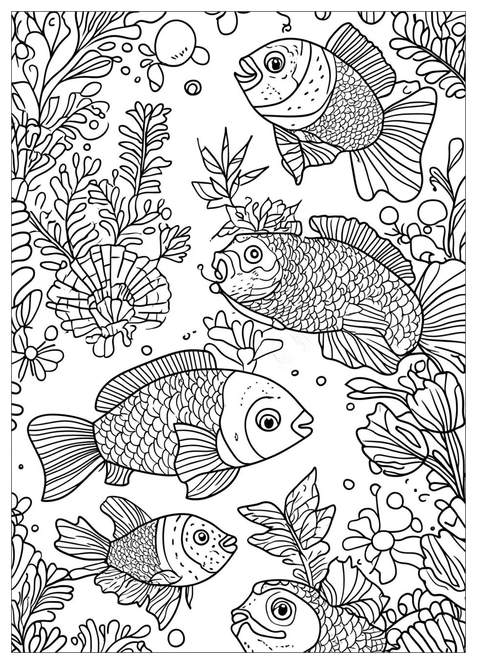 Regenbogenfisch Ausmalbilder 7