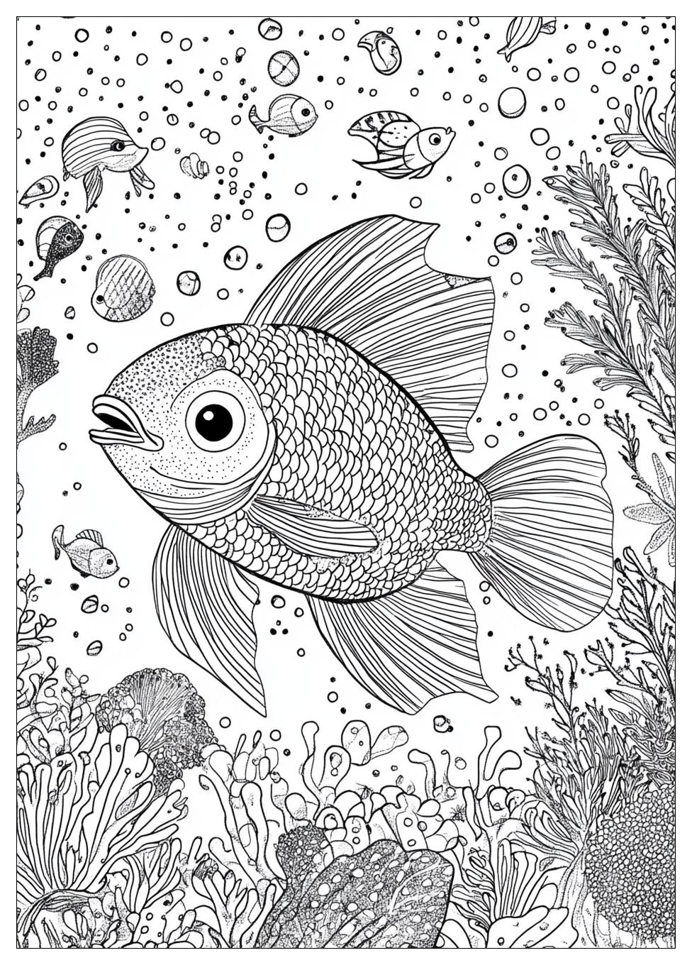 Regenbogenfisch Ausmalbilder 8