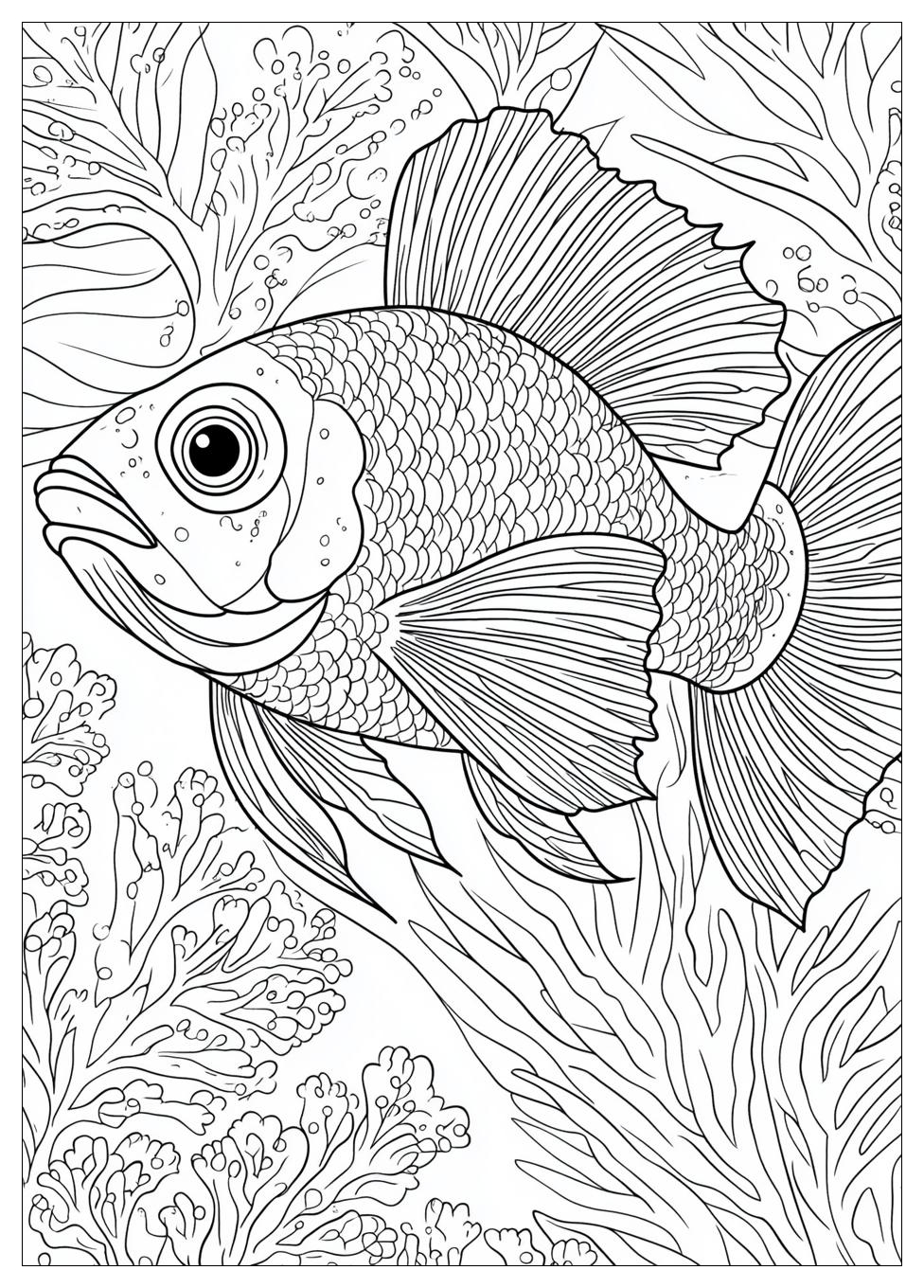 Regenbogenfisch Ausmalbilder 9
