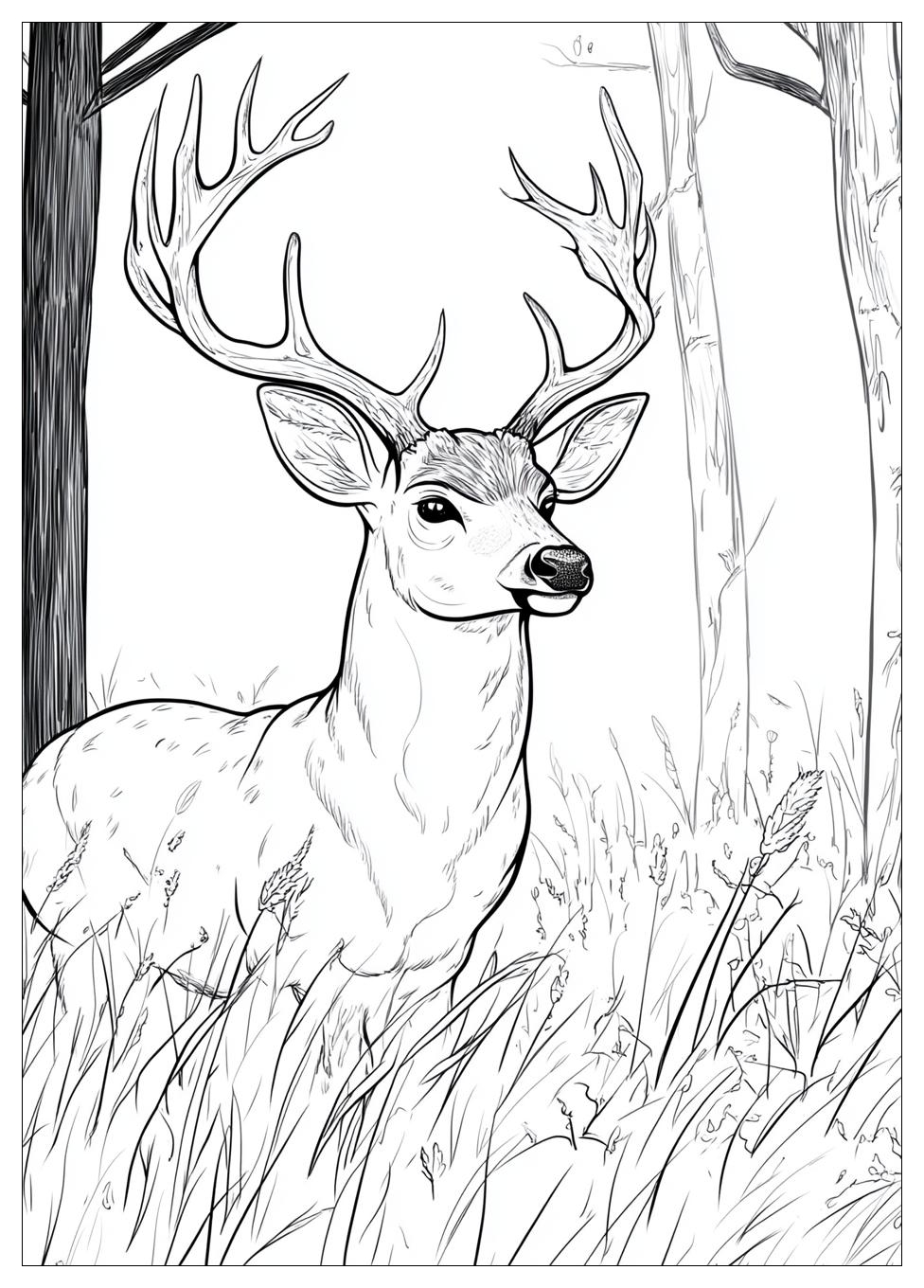 Rehe Ausmalbilder 15