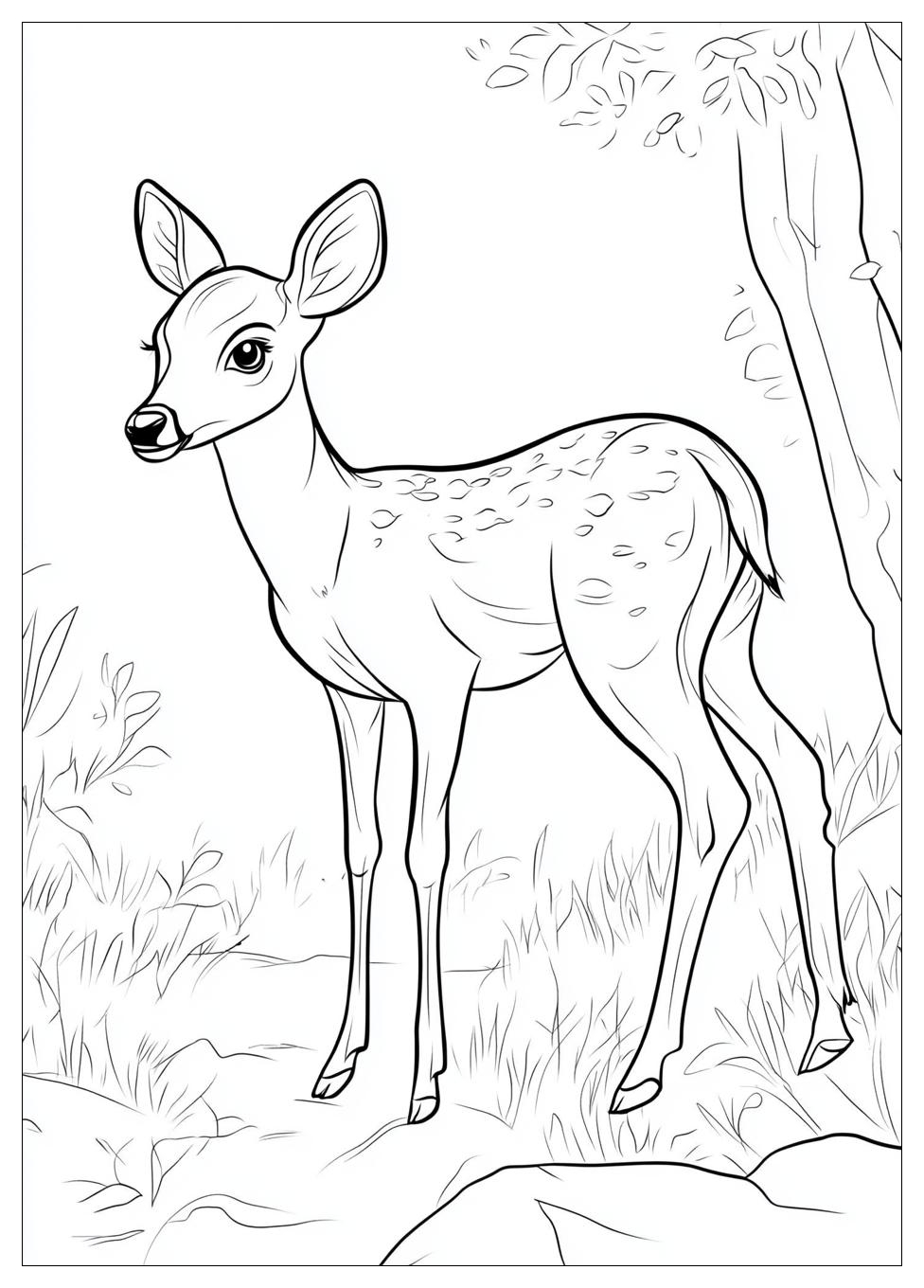 Rehe Ausmalbilder 19