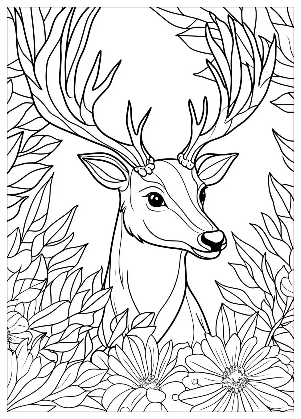 Rehe Ausmalbilder 6