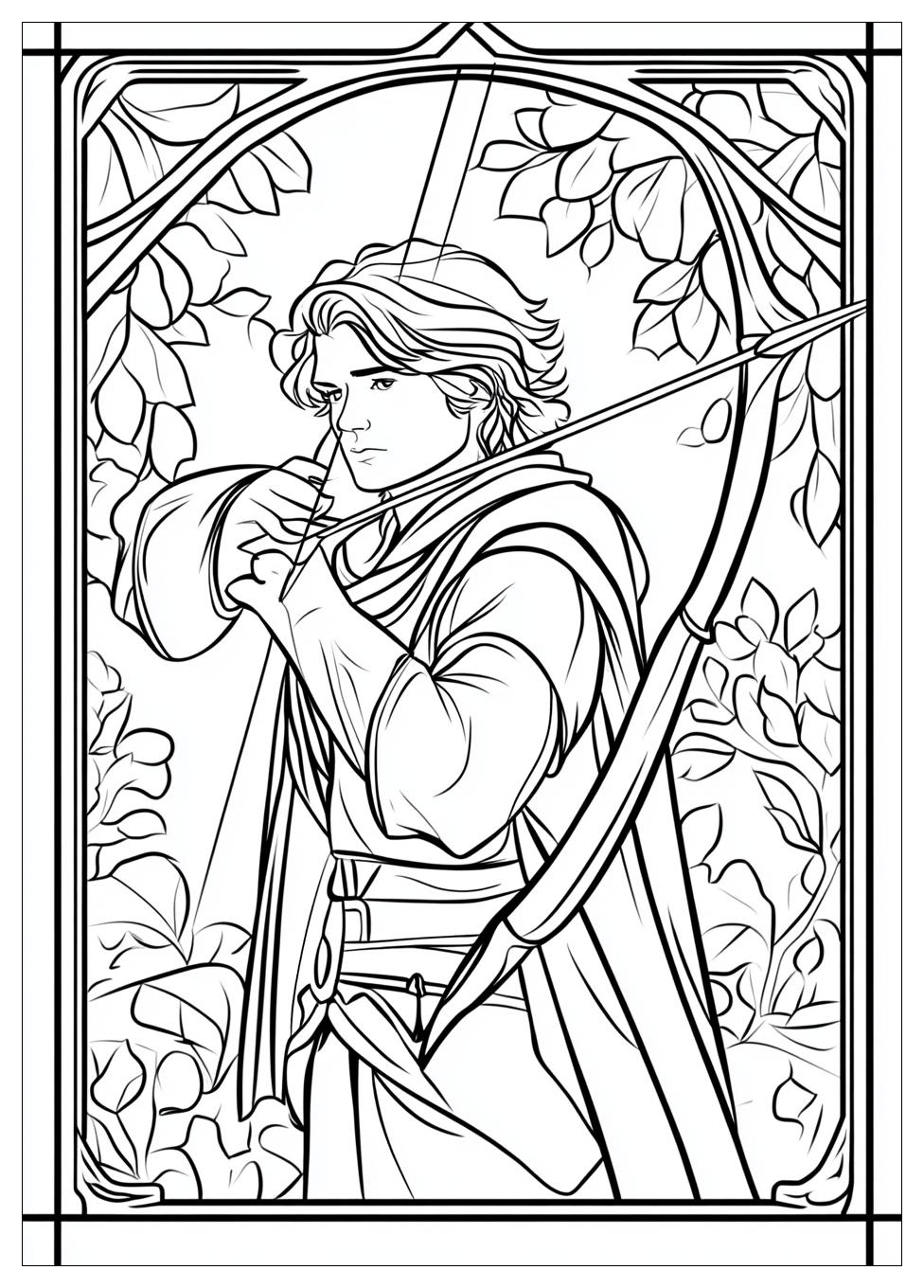 Robin Hood Ausmalbilder 1