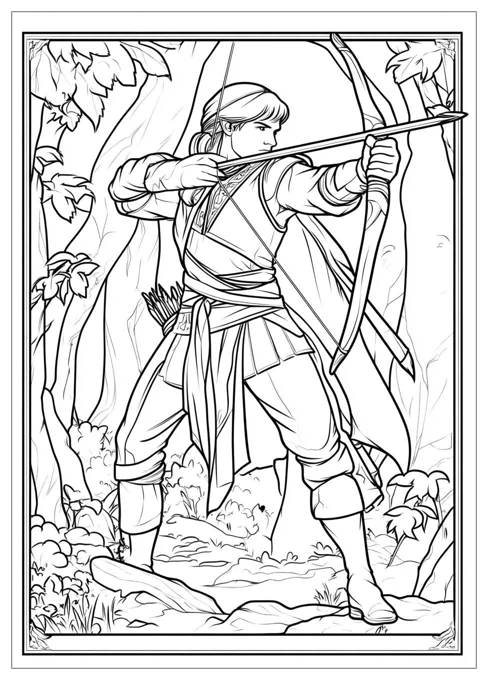 Robin Hood Ausmalbilder 12