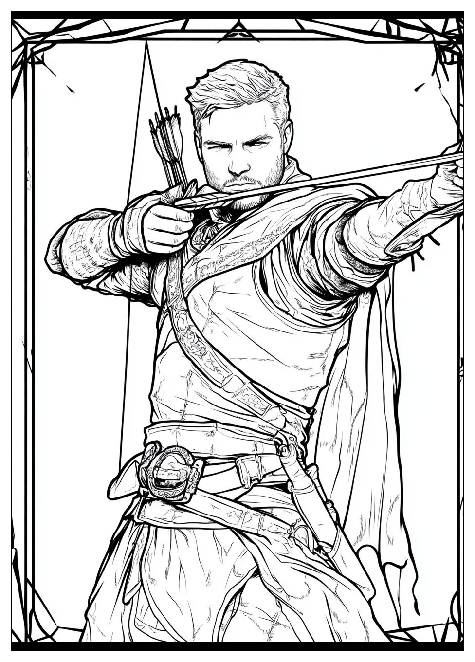 Robin Hood Ausmalbilder 2