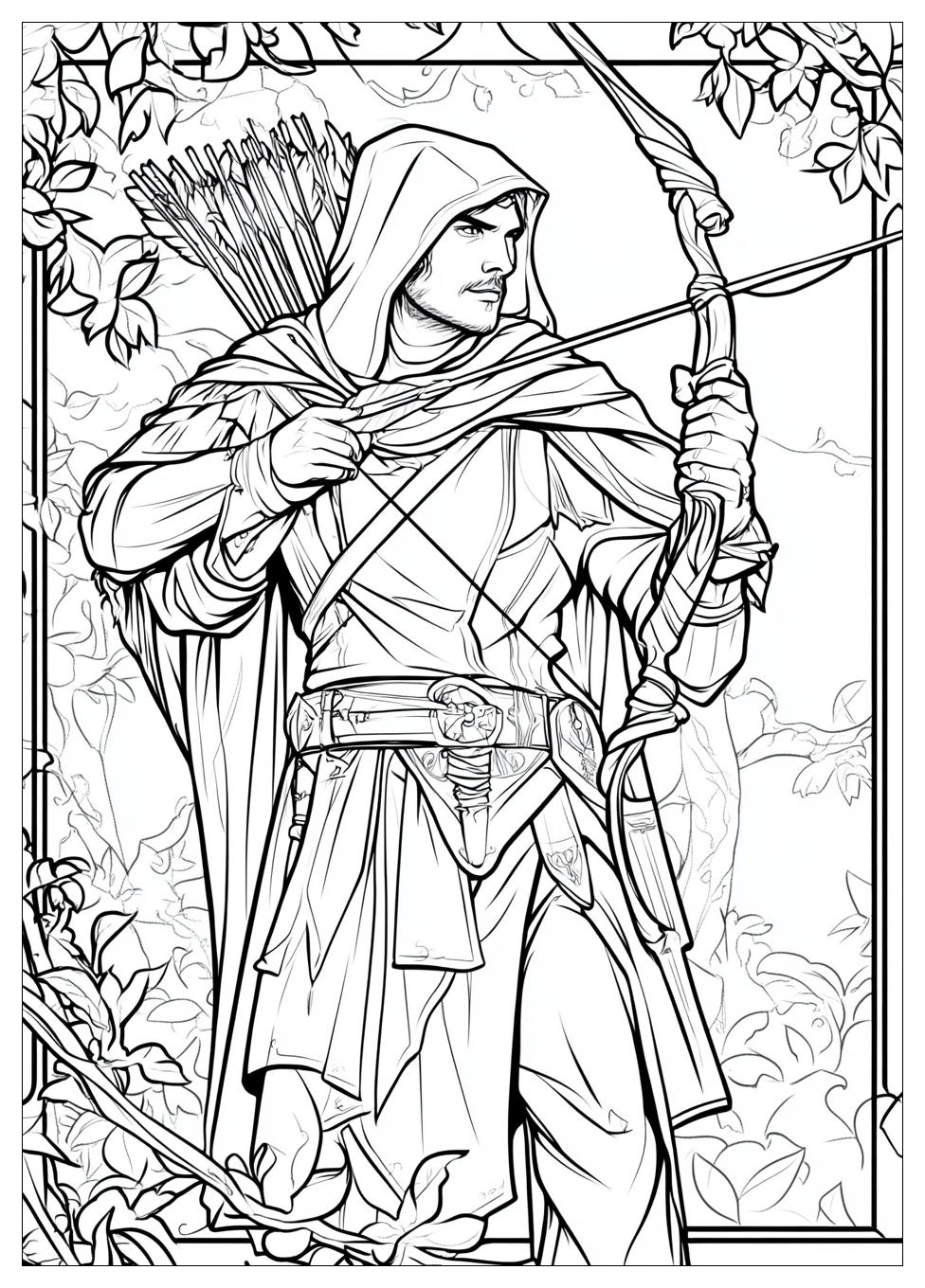 Robin Hood Ausmalbilder 21