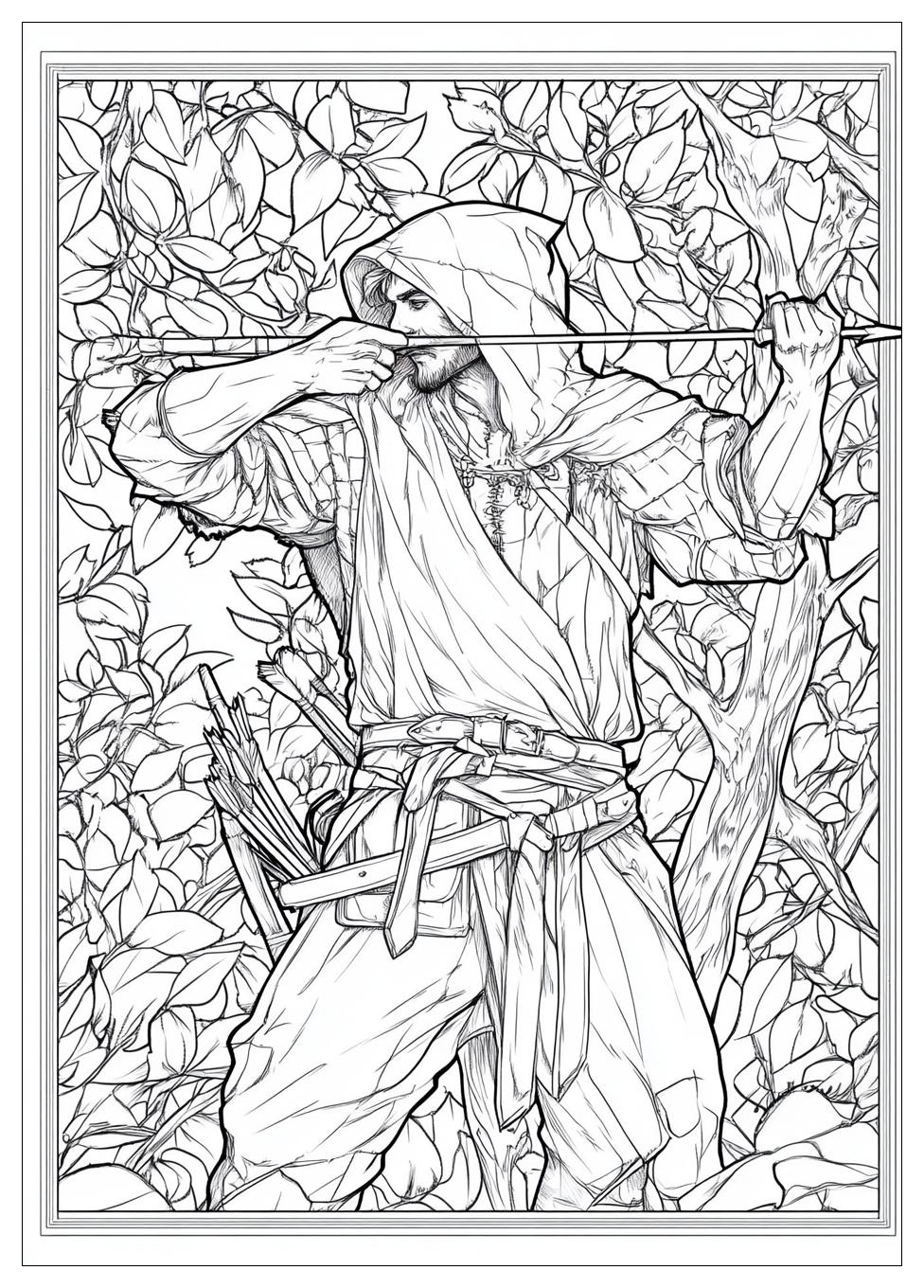 Robin Hood Ausmalbilder 23