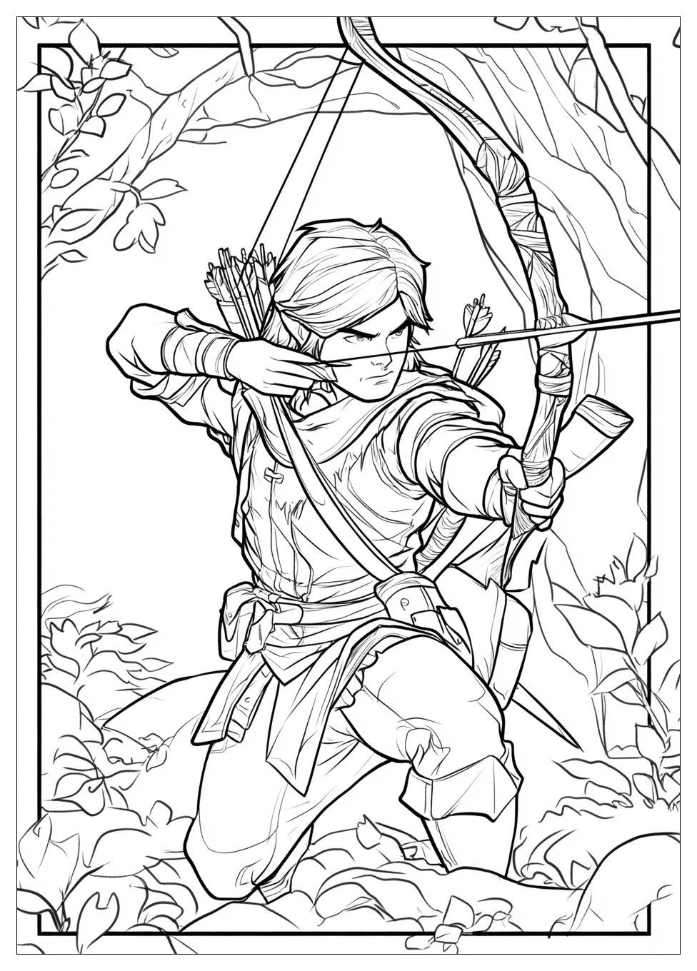Robin Hood Ausmalbilder 4