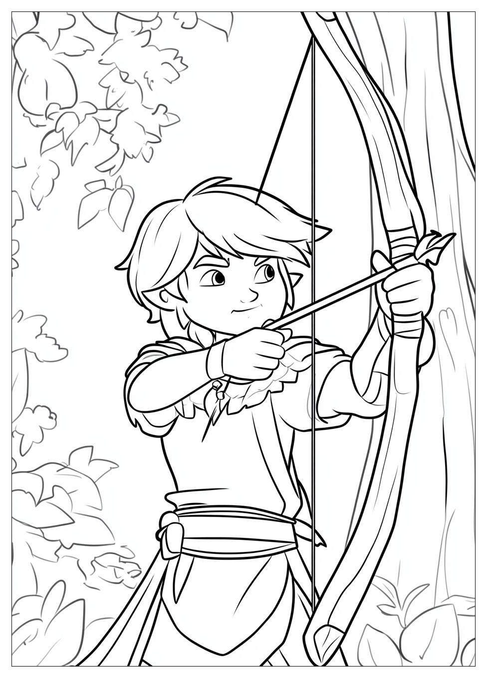 Robin Hood Ausmalbilder 6