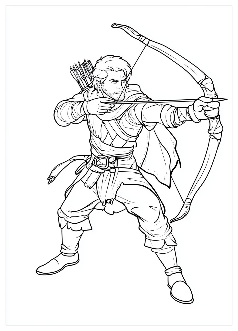 Robin Hood Ausmalbilder 8