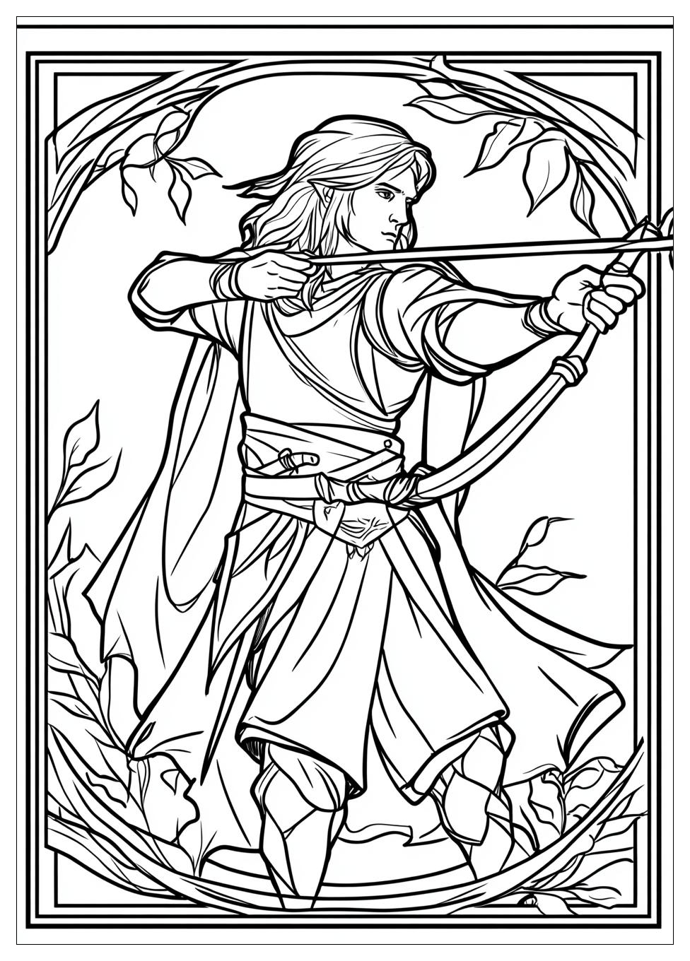 Robin Hood Ausmalbilder 9