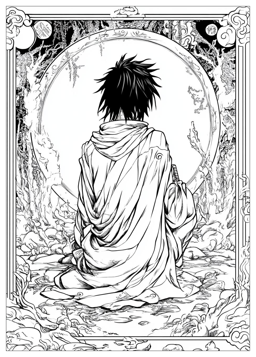 Sasuke Ausmalbilder 2