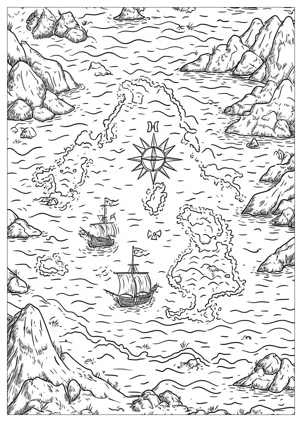 Schatzkarte Ausmalbilder 18