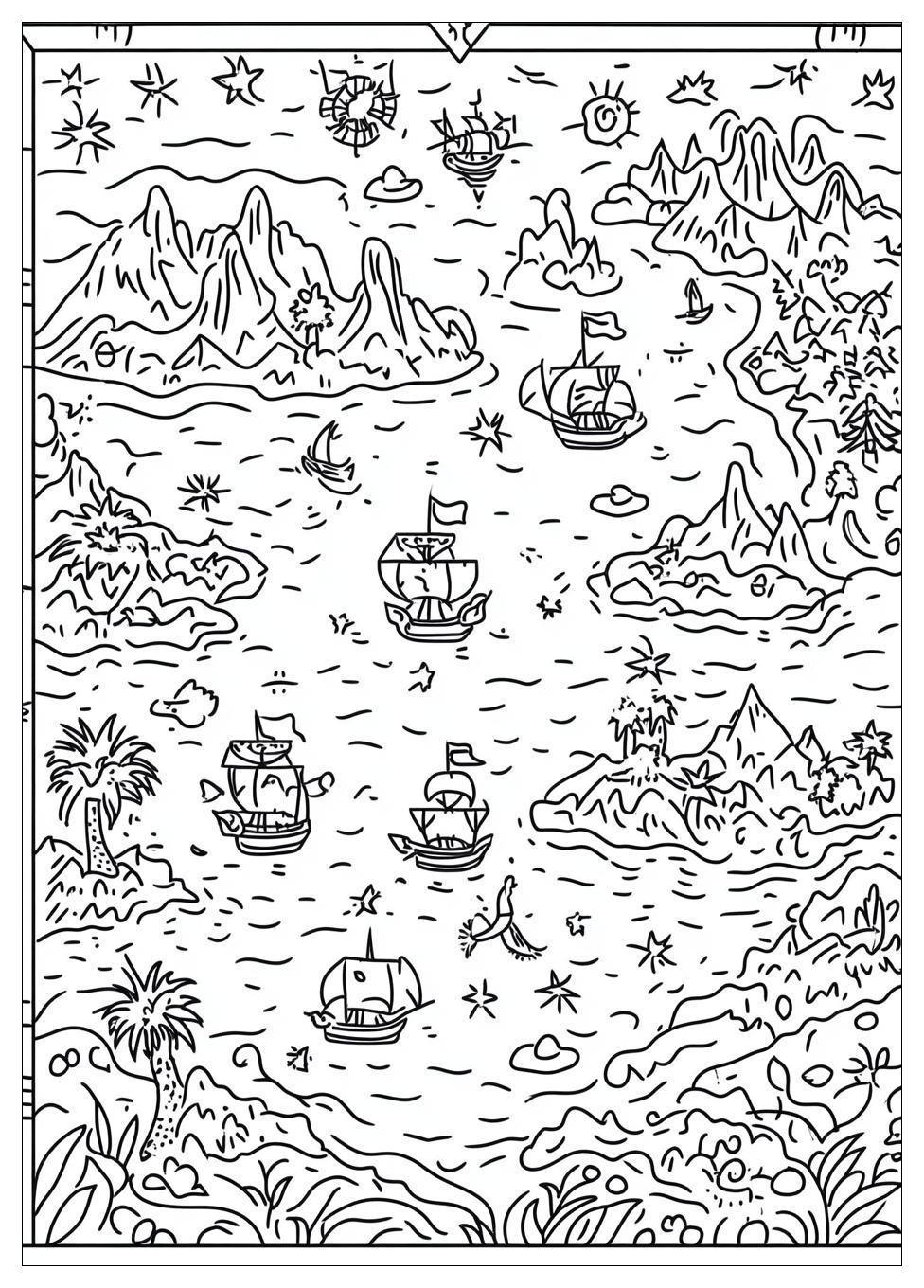 Schatzkarte Ausmalbilder 20