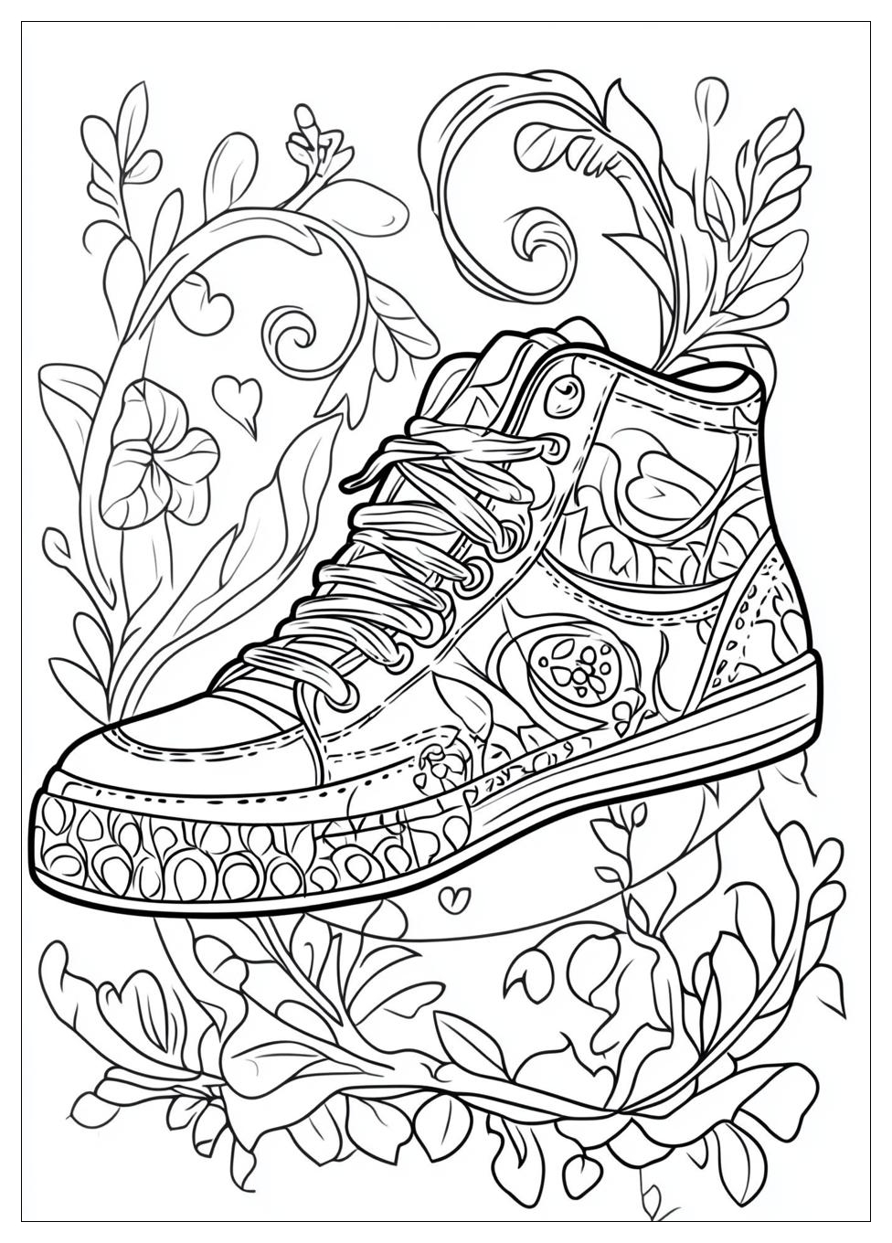 Schuh Ausmalbilder 1
