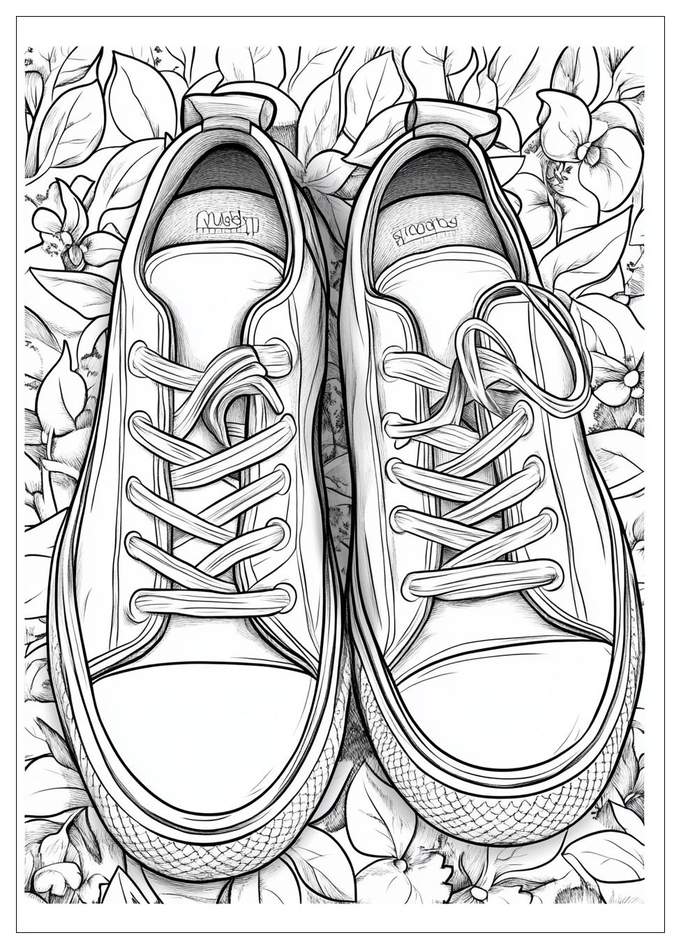 Schuhe Ausmalbilder 16