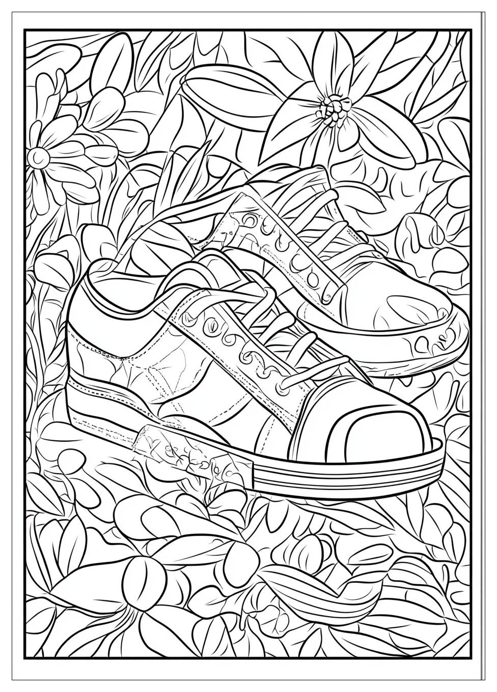 Schuhe Ausmalbilder 3