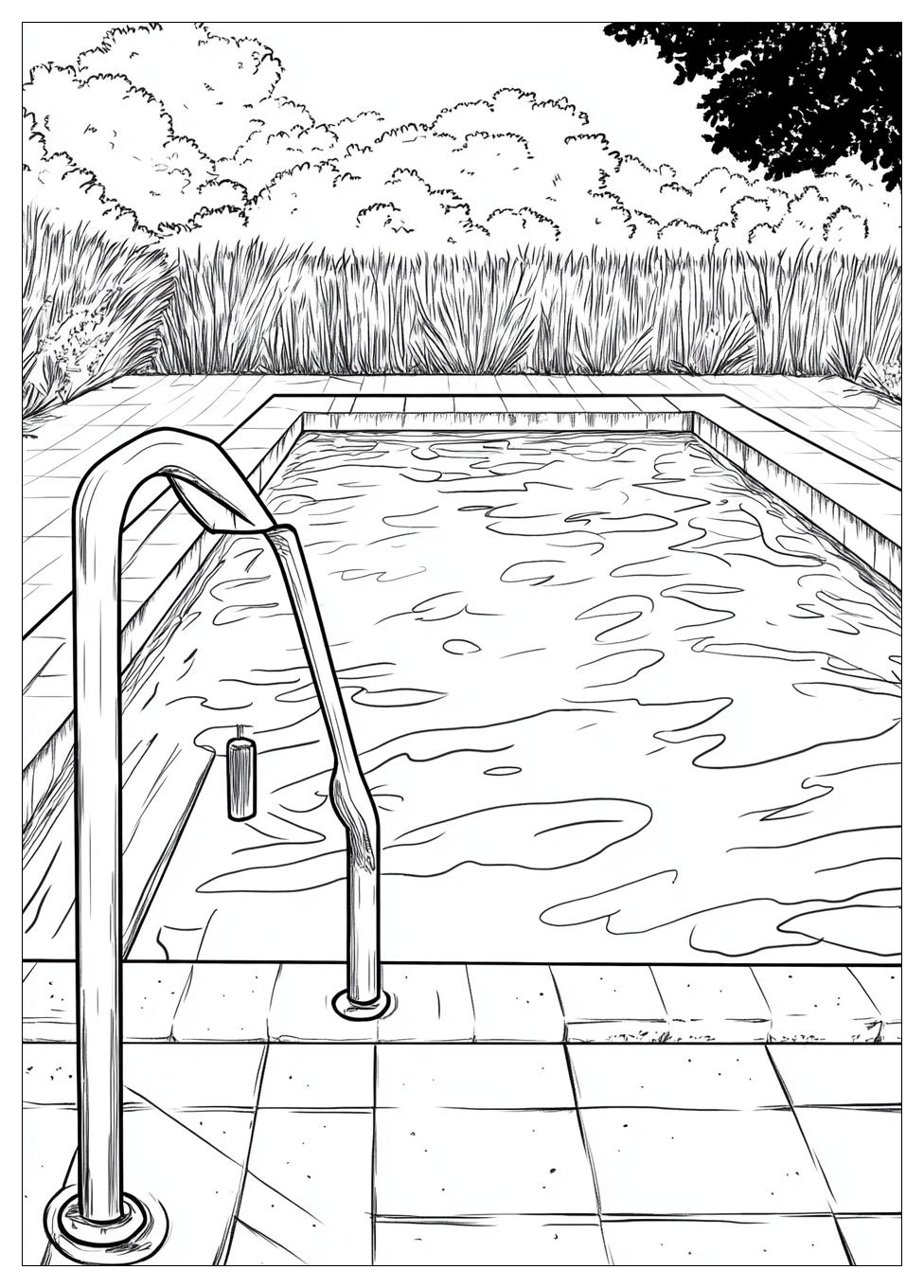 Schwimmbad Ausmalbilder 10