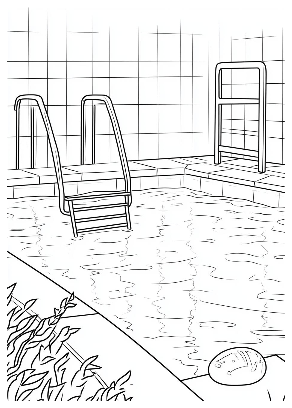 Schwimmbad Ausmalbilder 5