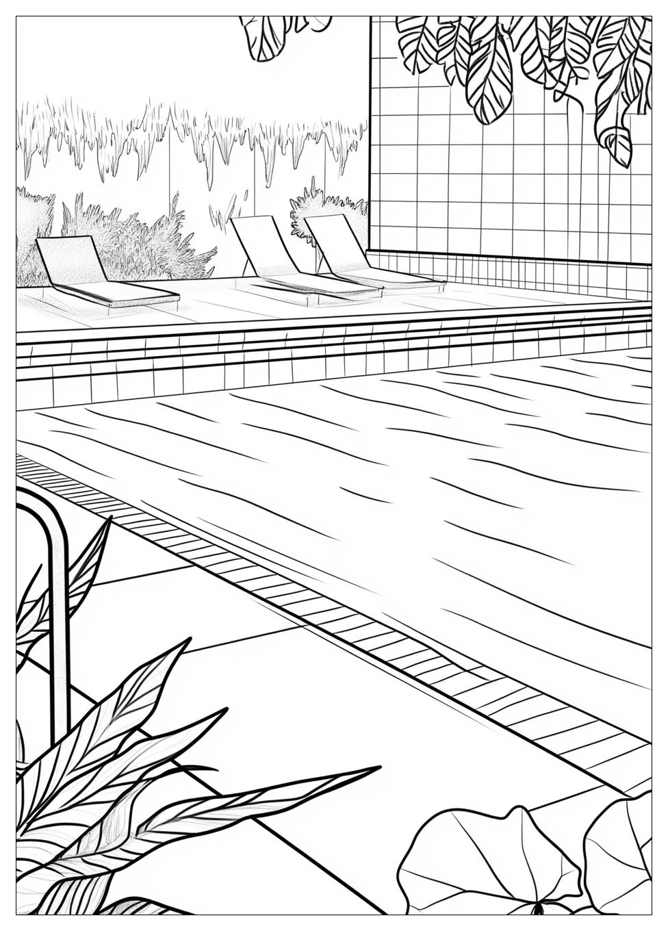 Schwimmbad Ausmalbilder 8