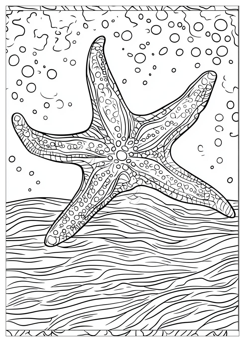 Seestern Ausmalbilder 14