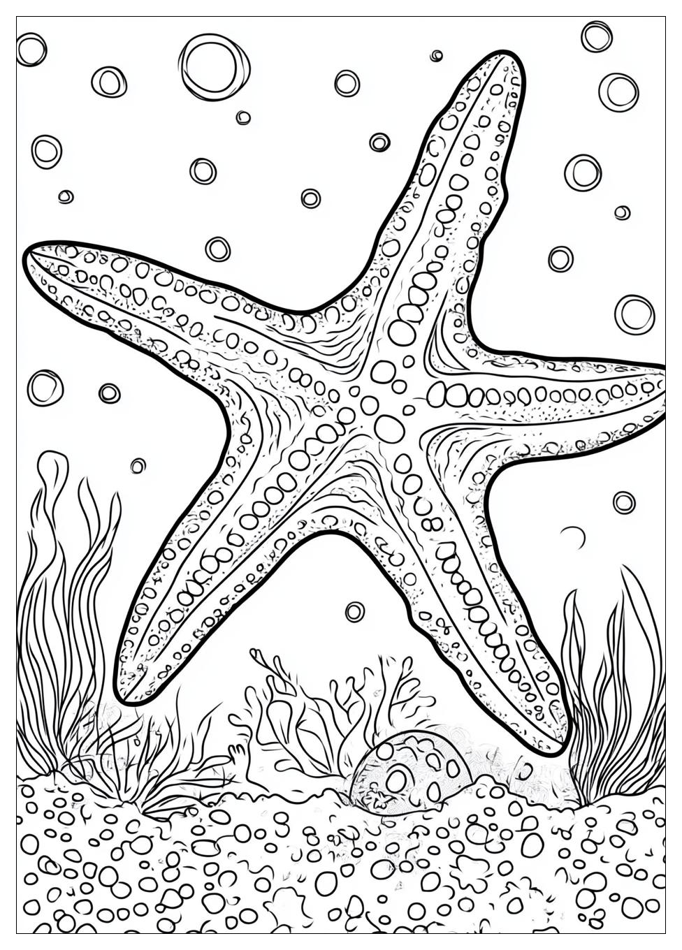 Seestern Ausmalbilder 5