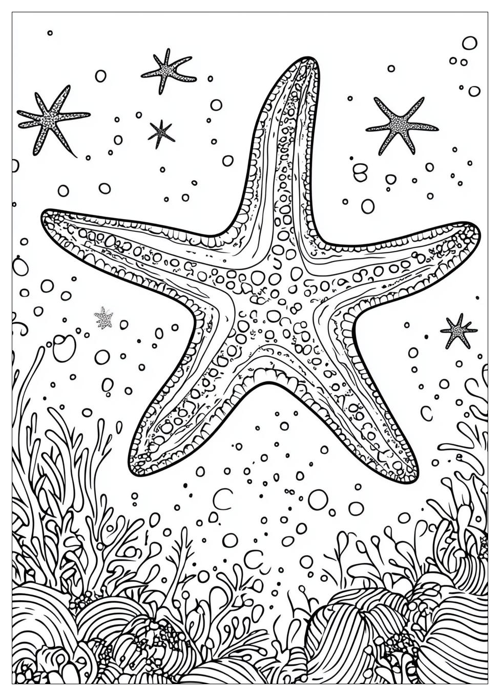 Seestern Ausmalbilder 7