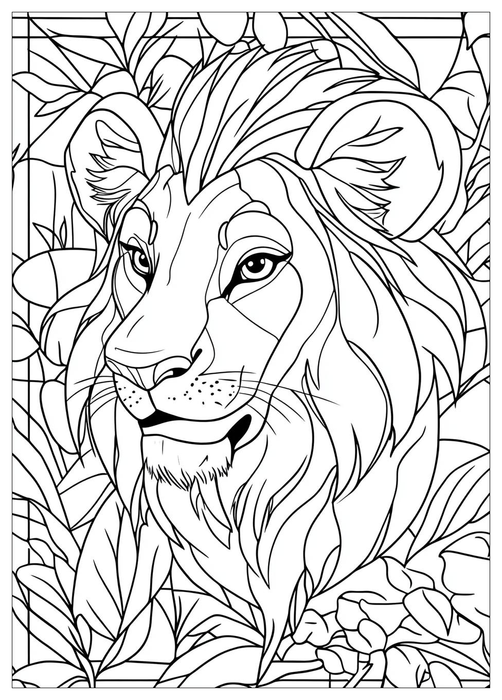 Simba Ausmalbilder 1