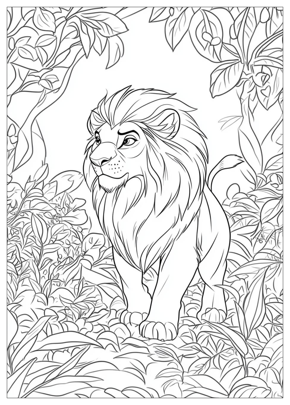Simba Ausmalbilder 14