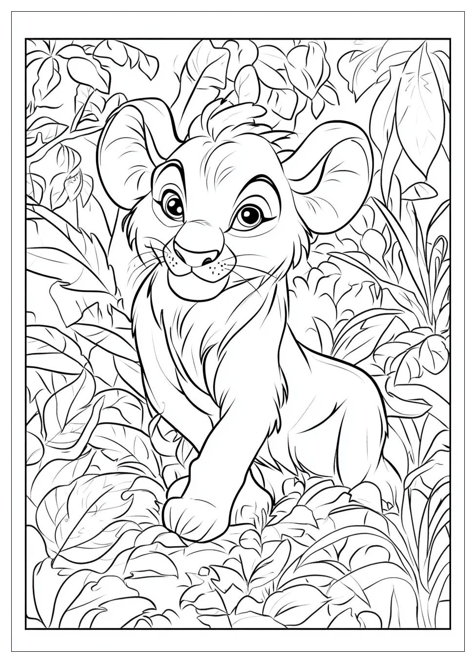 Simba Ausmalbilder 19