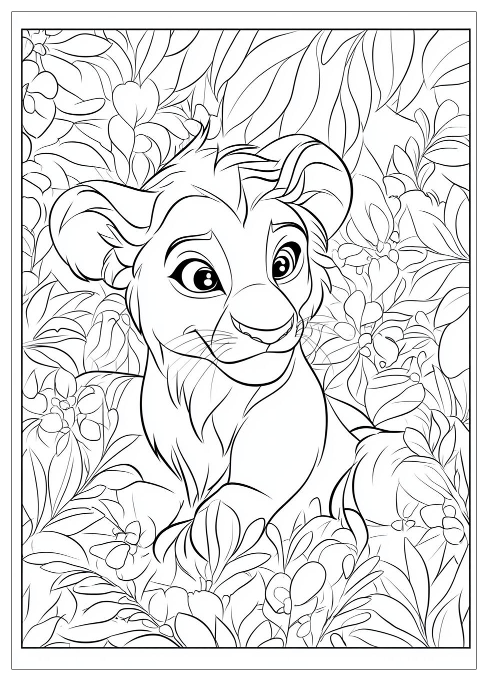 Simba Ausmalbilder 2