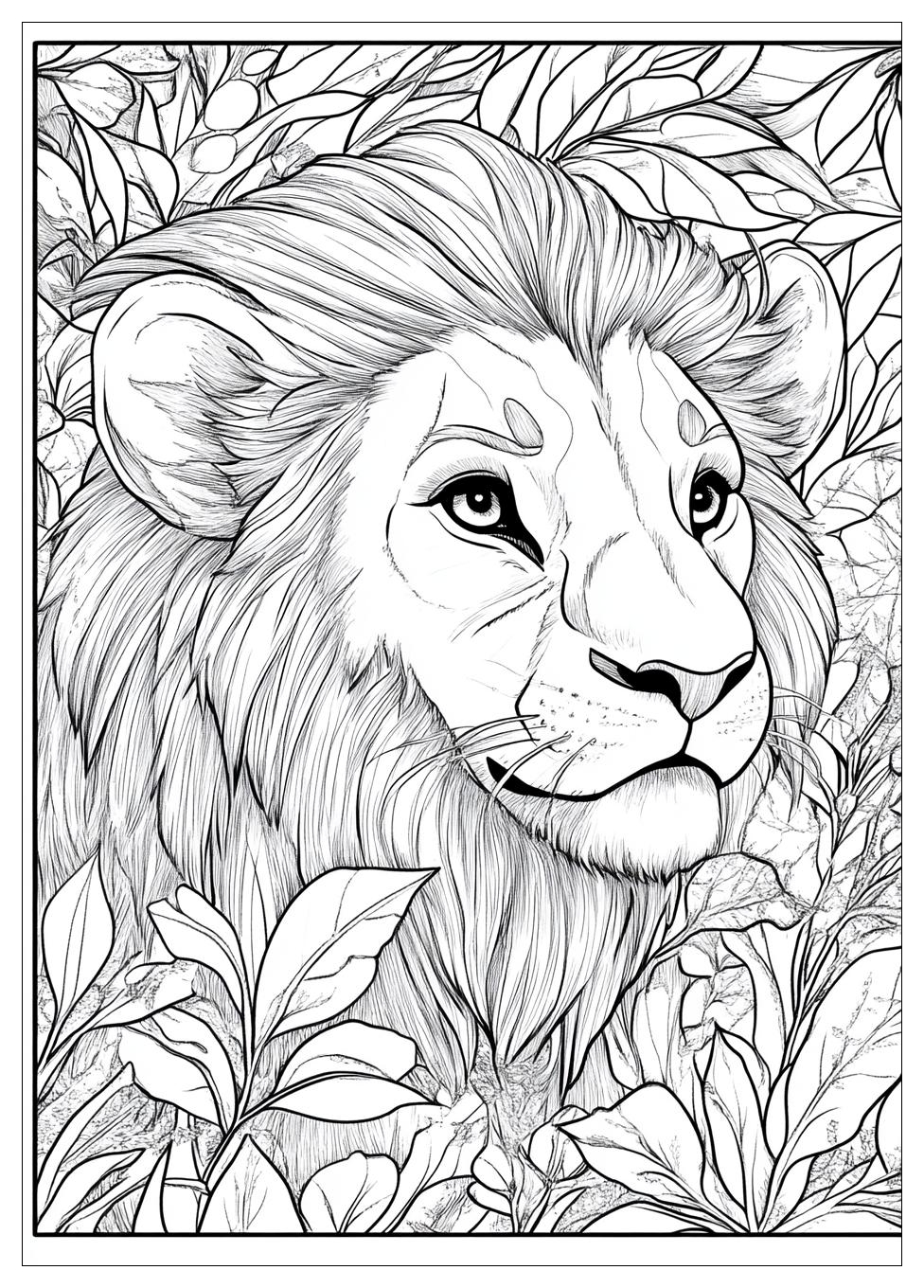Simba Ausmalbilder 4