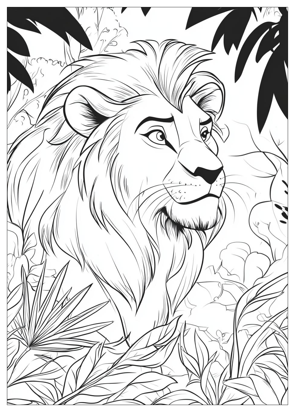 Simba Ausmalbilder 6