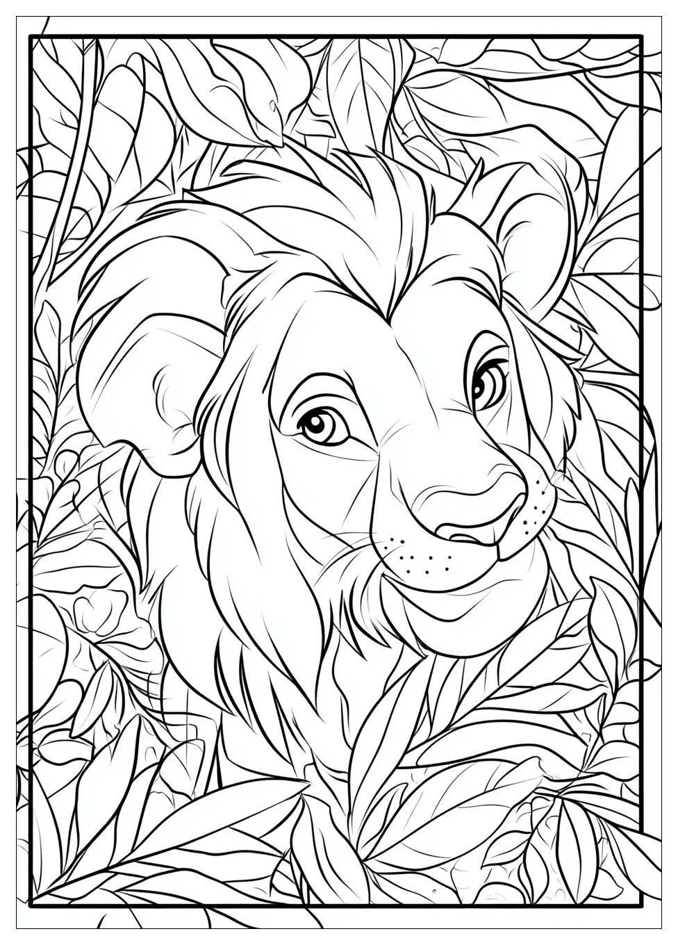 Simba Ausmalbilder 8