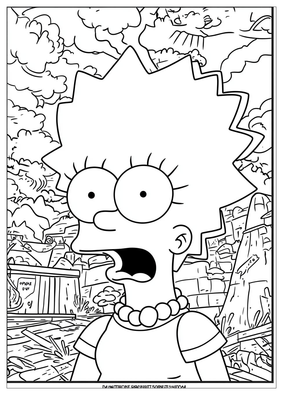 Simpsons Ausmalbilder 10
